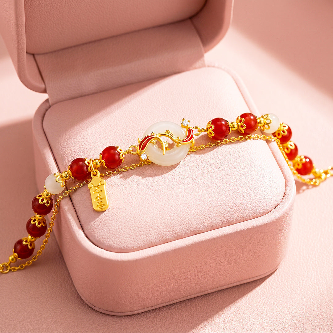Koi Pi Double-Strand Bracelet | Luxe6739