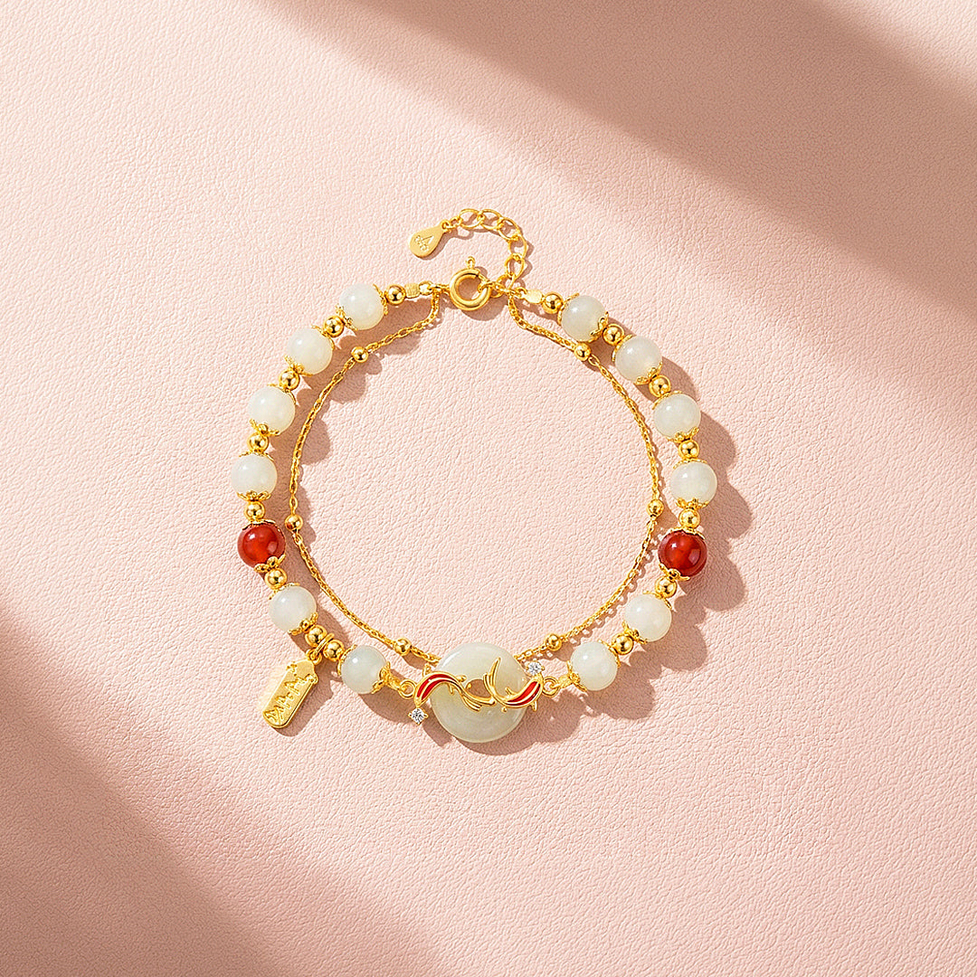 Koi Pi Jade Bracelet | Luxe6743