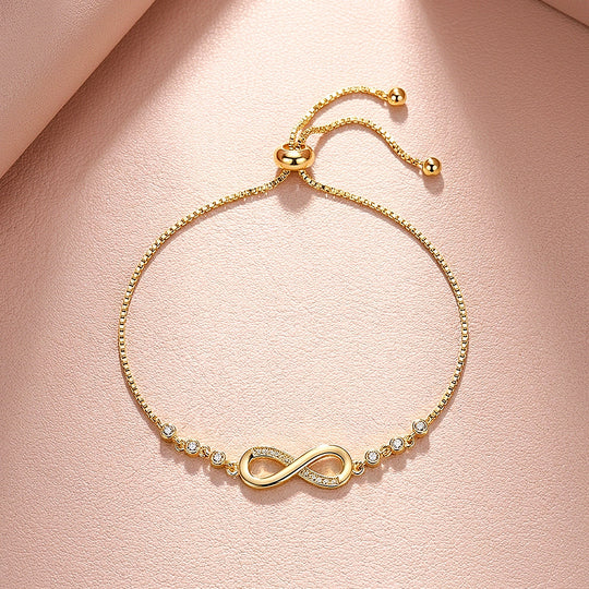 Infinity Slider Bracelet | Women&