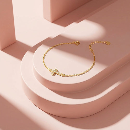 Cross Chain Bracelet | Women&