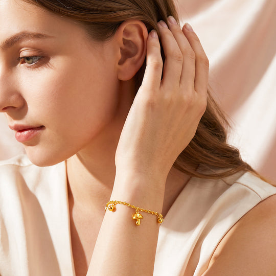 Mushroom Charm Bracelet | Women&