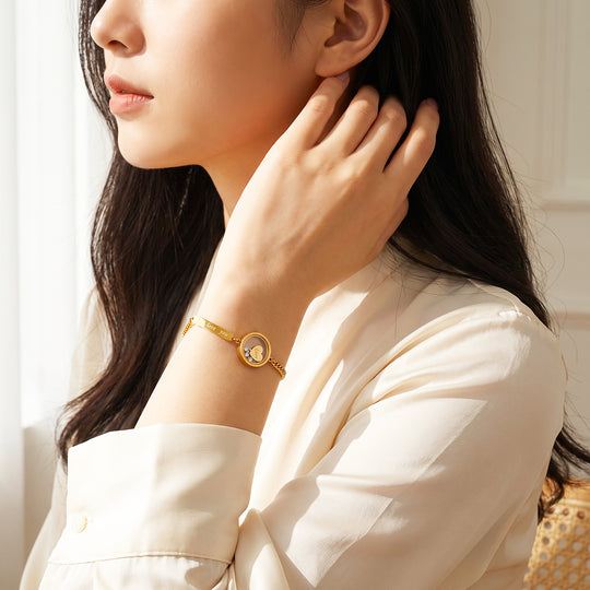 "I Love You" Locket Charm Bracelet | Women&