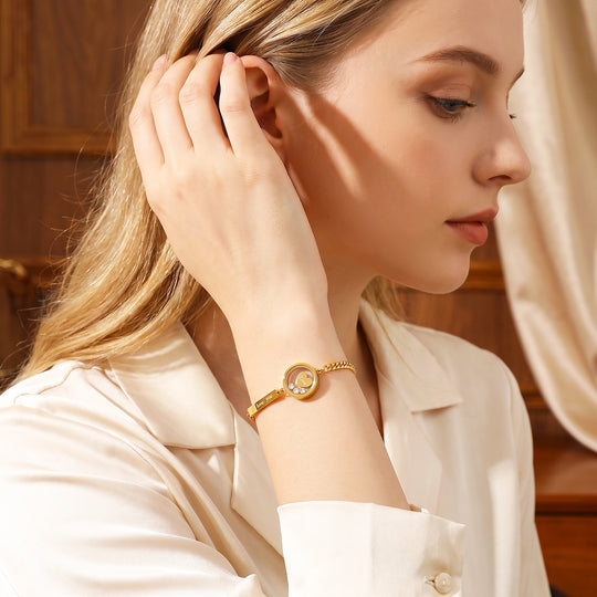 "I Love You" Locket Charm Bracelet | Women&