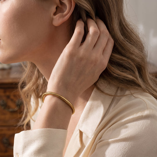 Thick Snake Chain Bracelet | Women&