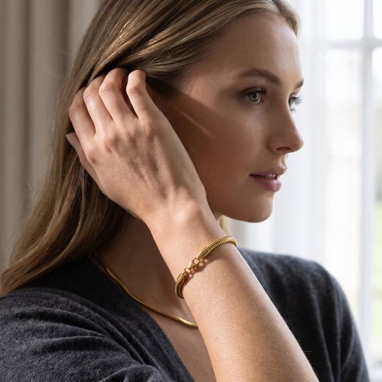 Thick Snake Chain Bracelet | Women&