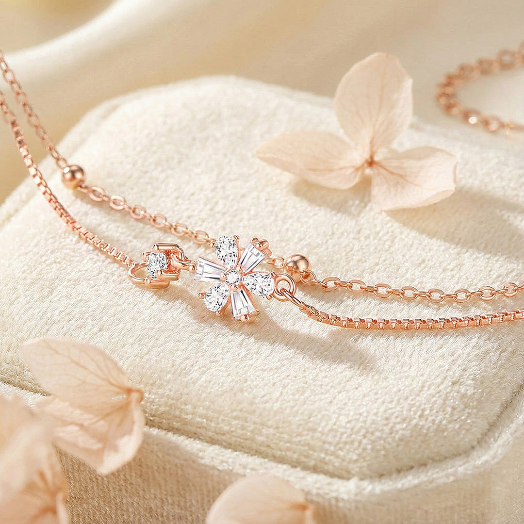 Snowflake Bracelet | Diamond Simulant | Luxe6190 - bangle | Singapore Jewellery, Wedding Rings &amp; Gifts | Same Day Delivery | Tiara.com.sg