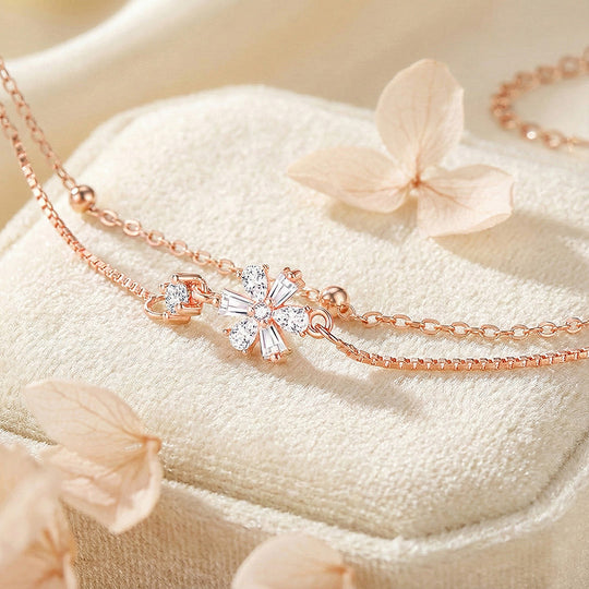 Snowflake Bracelet | Diamond Simulant | Luxe6190 - bangle | Singapore Jewellery, Wedding Rings &amp; Gifts | Same Day Delivery | Tiara.com.sg