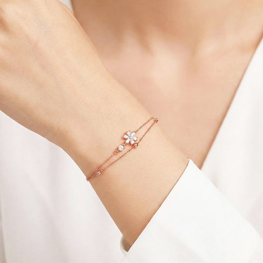 Snowflake Bracelet | Diamond Simulant | Luxe6190 - bangle | Singapore Jewellery, Wedding Rings &amp; Gifts | Same Day Delivery | Tiara.com.sg