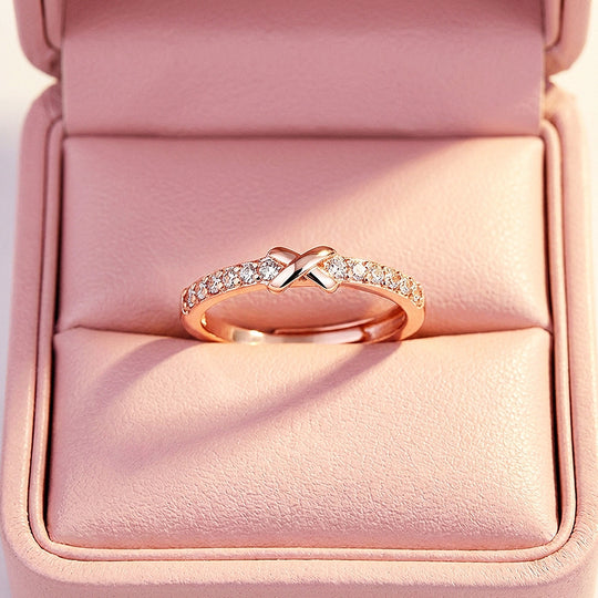 Infinity Knot Ring | Rose Gold | Luxe9206