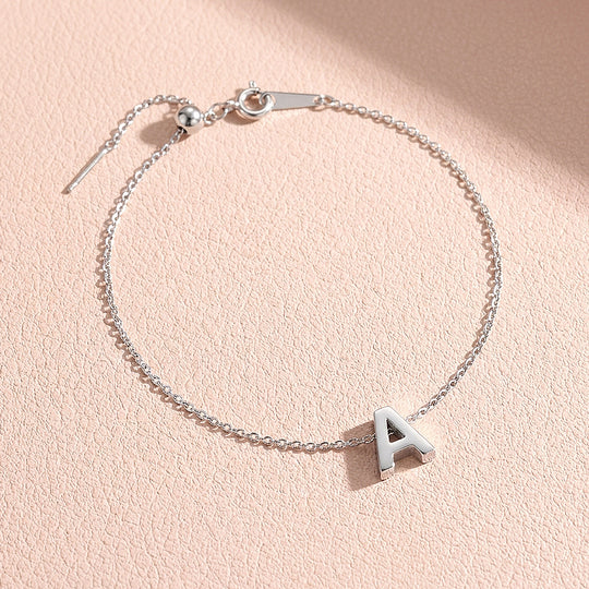 Customizable Initial Slider | Anklet | Luxe9277
