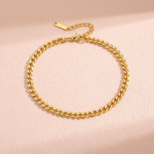 Bold Curb Link | Anklet | Luxe9285