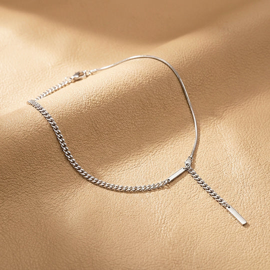 Y-Drop Bar Pendant | Men&