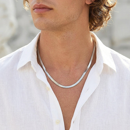 Flat Snake Chain | Men&