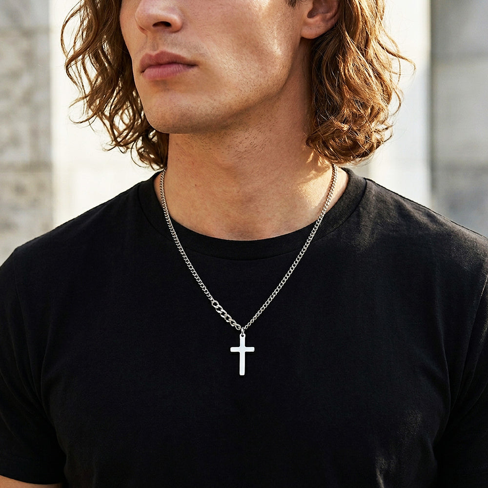 Cross Pendant | Men's Necklace | MN1101