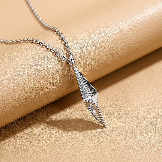 3D Geometric Diamond Pendant | Men&