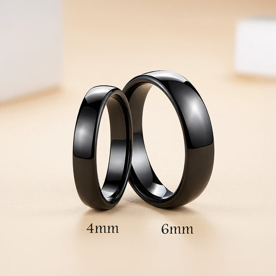 Magnate | Tungsten Couple Rings | Black Wedding Bands - Ring | Singapore Jewellery, Wedding Rings &amp; Gifts | Same Day Delivery | Tiara.com.sg