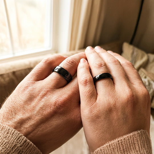 Magnate | Tungsten Couple Rings | Black Wedding Bands - Ring | Singapore Jewellery, Wedding Rings &amp; Gifts | Same Day Delivery | Tiara.com.sg