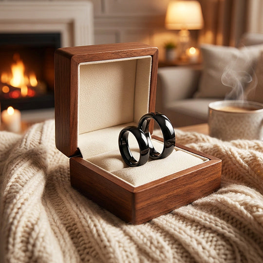 Magnate | Tungsten Couple Rings | Black Wedding Bands - Ring | Singapore Jewellery, Wedding Rings &amp; Gifts | Same Day Delivery | Tiara.com.sg