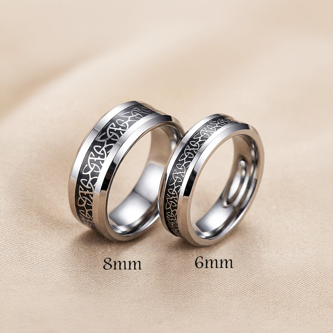 Nirvana | Tungsten Couple Rings | Silver Wedding Bands - Ring | Singapore Jewellery, Wedding Rings &amp; Gifts | Same Day Delivery | Tiara.com.sg