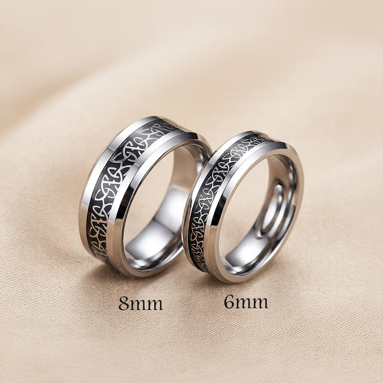 Nirvana | Tungsten Couple Rings | Silver Wedding Bands - Ring | Singapore Jewellery, Wedding Rings &amp; Gifts | Same Day Delivery | Tiara.com.sg