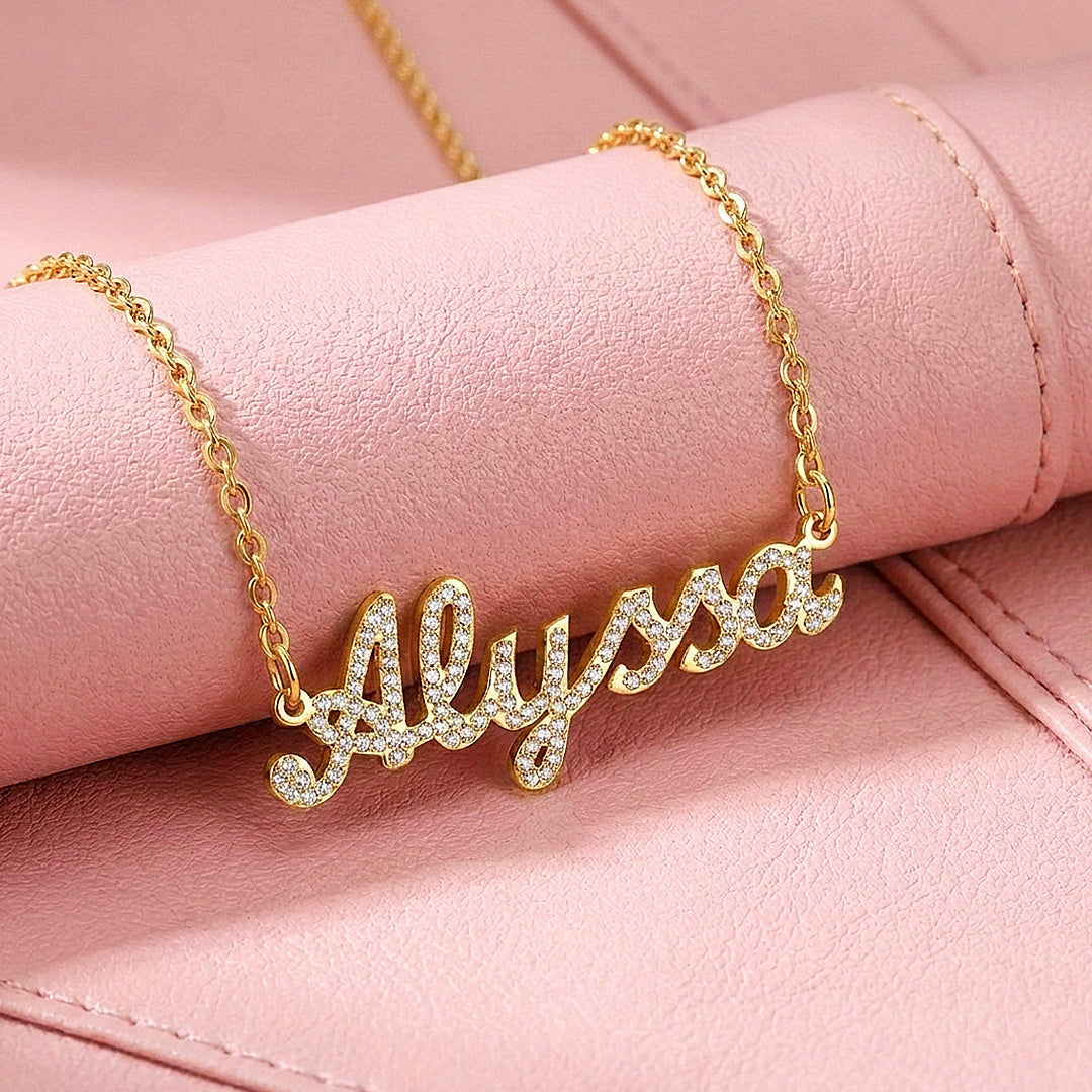 Sparkling Name Necklace | Personalised Necklace | Nova1041
