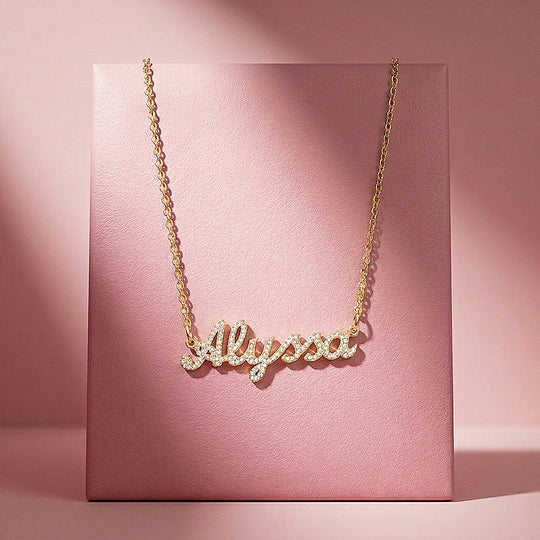 Sparkling Name Necklace | Personalised Necklace | Nova1041