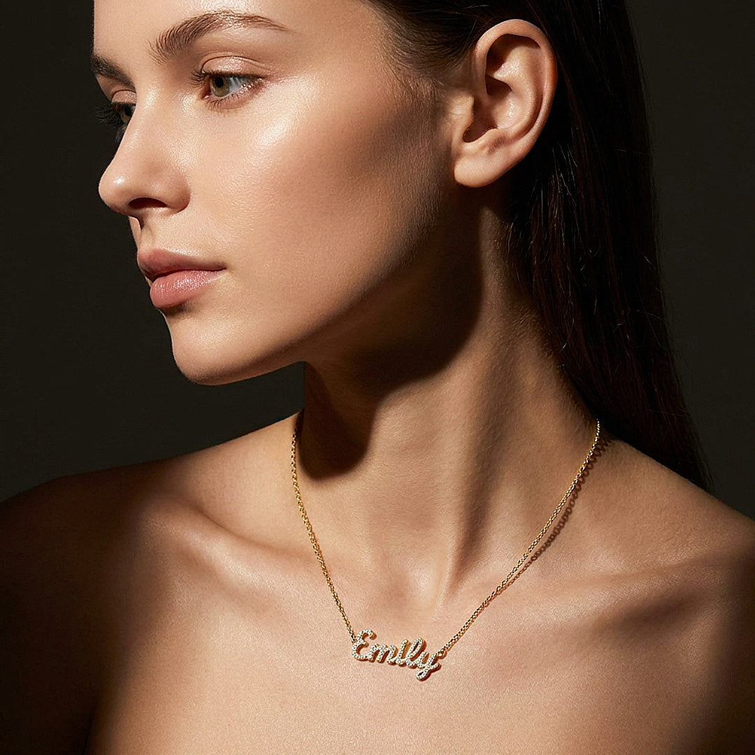 Sparkling Name Necklace | Personalised Necklace | Nova1041