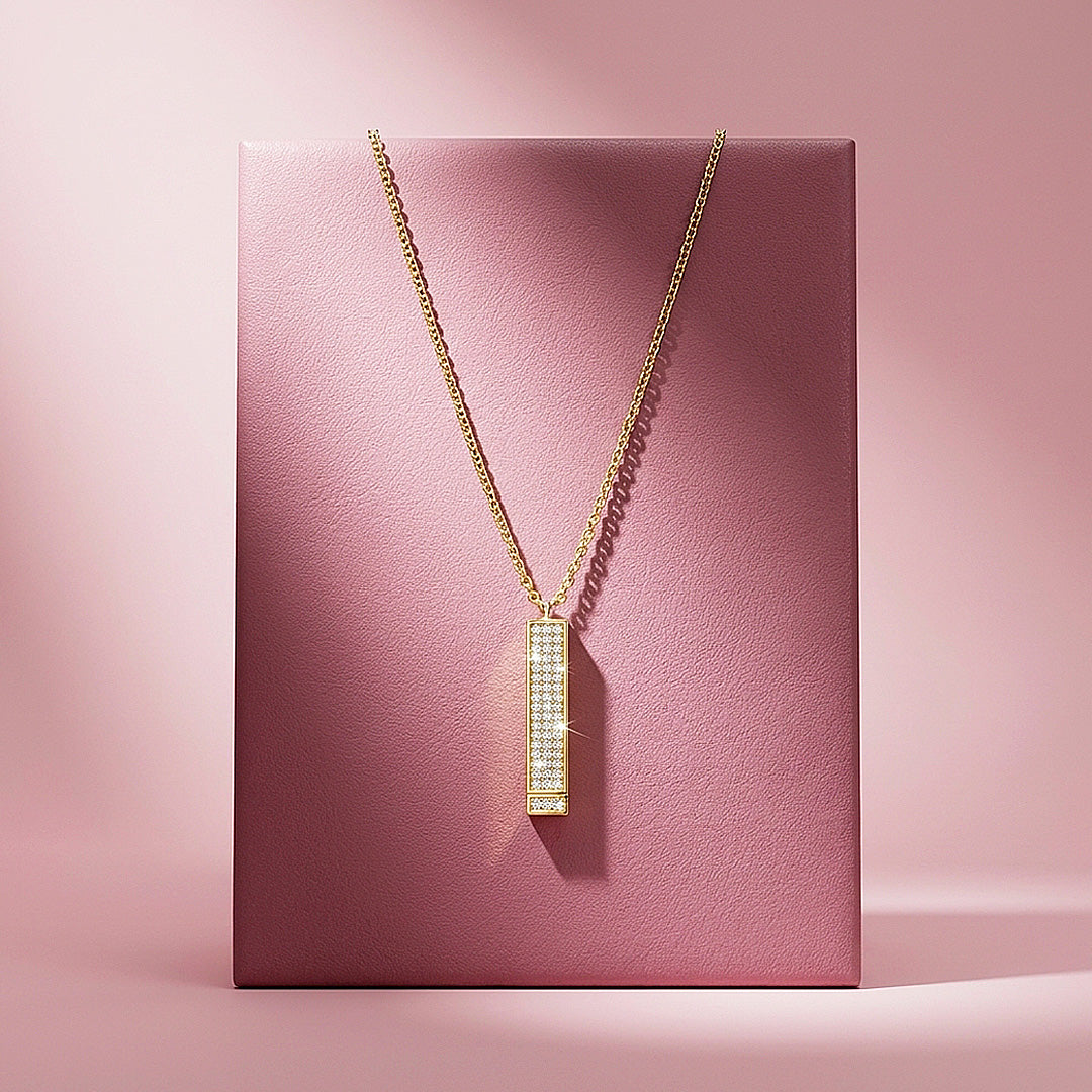 Secret Message Bar Necklace | Personalised Necklace | Nova1044