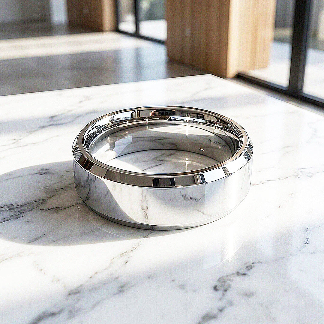 Paladin Polished Tungsten Carbide Ring - Ring | Singapore Jewellery, Wedding Rings &amp; Gifts | Same Day Delivery | Tiara.com.sg