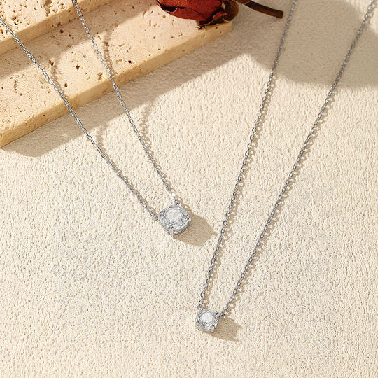 Solitaire Necklace | 925 Sterling Silver | Yellow Rose-Cut | Prm2029 - Ring | Singapore Jewellery, Wedding Rings &amp; Gifts | Same Day Delivery | Tiara.com.sg