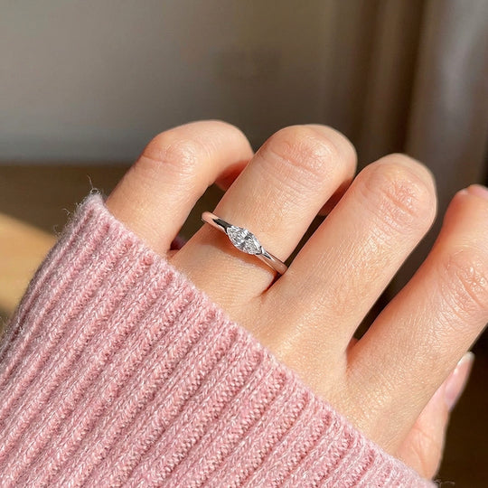 Marquise Solitaire Ring | 925 Sterling Silver | PRM7100