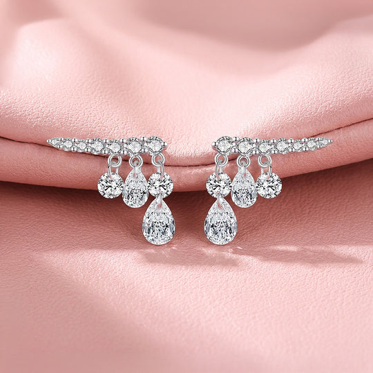 Chandelier Drop Earrings | 925 Sterling Silver | PRM8178