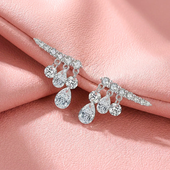 Chandelier Drop Earrings | 925 Sterling Silver | PRM8178