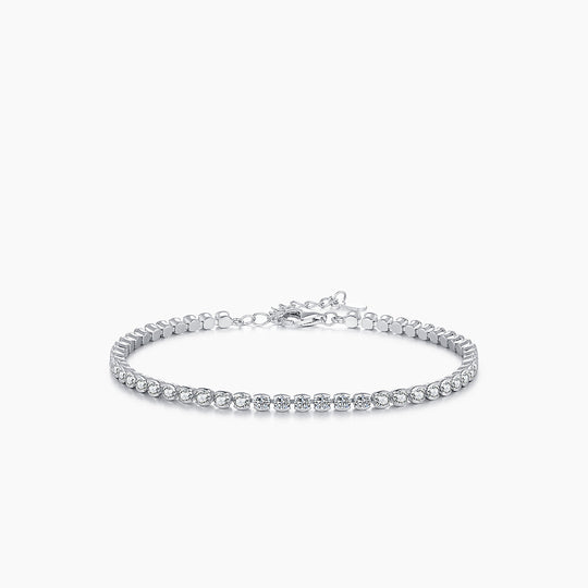 Classic Round Tennis Bracelet | Diamond Simulant | Prm9101 - Bracelets | Singapore Jewellery, Wedding Rings &amp; Gifts | Same Day Delivery | Tiara.com.sg