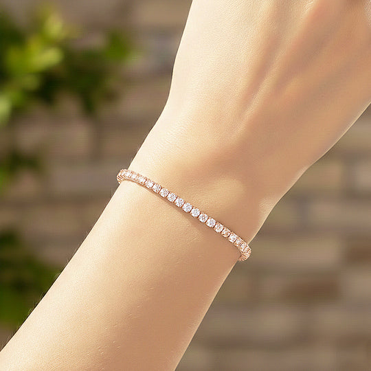 Classic Tennis Bracelet | Diamond Simulant | Prm9144 - Bracelets | Singapore Jewellery, Wedding Rings &amp; Gifts | Same Day Delivery | Tiara.com.sg