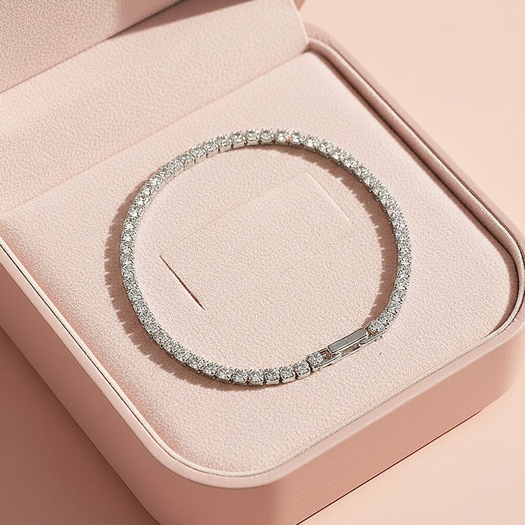 Classic Tennis Bracelet | Diamond Simulant | Prm9144 - Bracelets | Singapore Jewellery, Wedding Rings &amp; Gifts | Same Day Delivery | Tiara.com.sg
