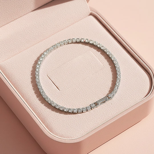 Classic Tennis Bracelet | Diamond Simulant | Prm9144 - Bracelets | Singapore Jewellery, Wedding Rings &amp; Gifts | Same Day Delivery | Tiara.com.sg