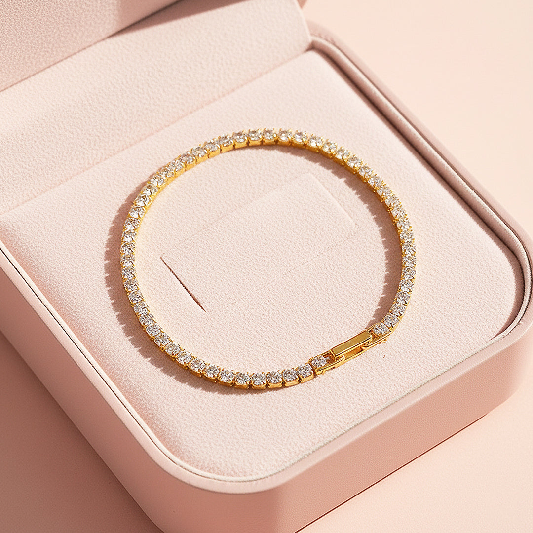 Classic Tennis Bracelet | Diamond Simulant | Prm9144 - Bracelets | Singapore Jewellery, Wedding Rings &amp; Gifts | Same Day Delivery | Tiara.com.sg