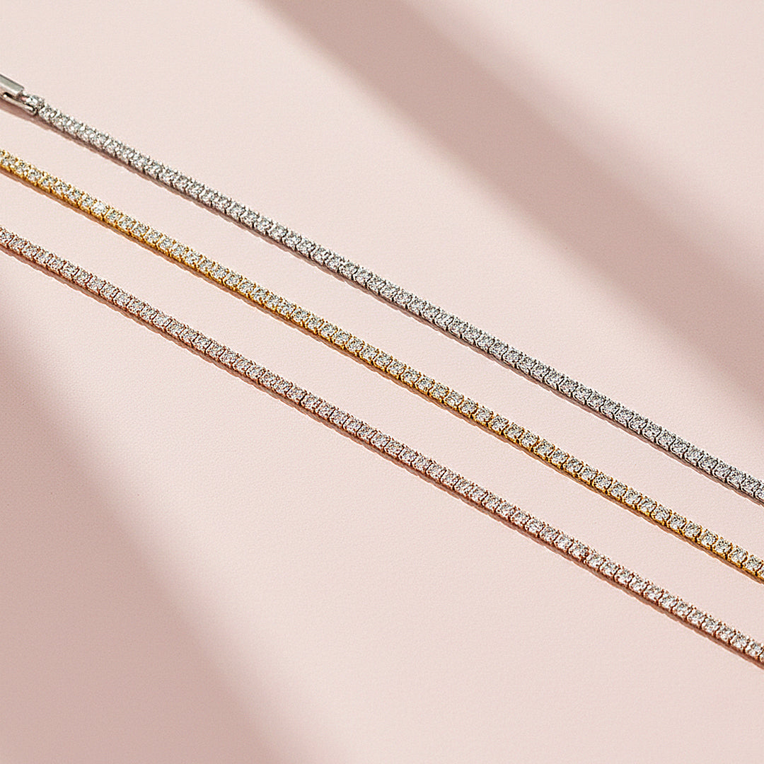 Classic Tennis Bracelet | Diamond Simulant | Prm9144 - Bracelets | Singapore Jewellery, Wedding Rings &amp; Gifts | Same Day Delivery | Tiara.com.sg