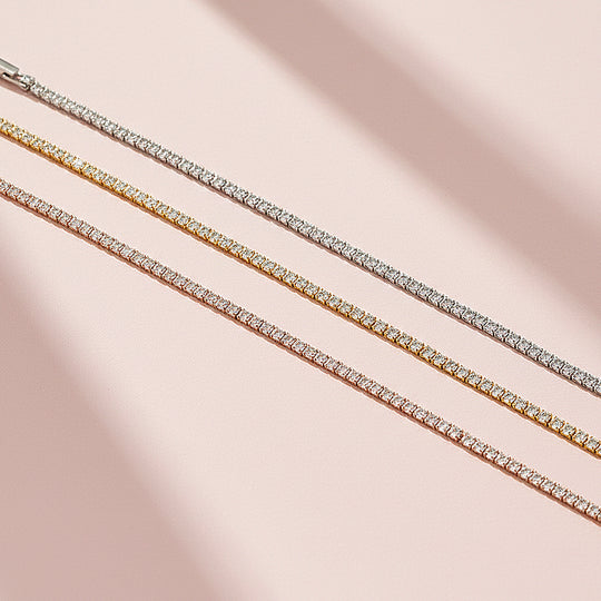 Classic Tennis Bracelet | Diamond Simulant | Prm9144 - Bracelets | Singapore Jewellery, Wedding Rings &amp; Gifts | Same Day Delivery | Tiara.com.sg