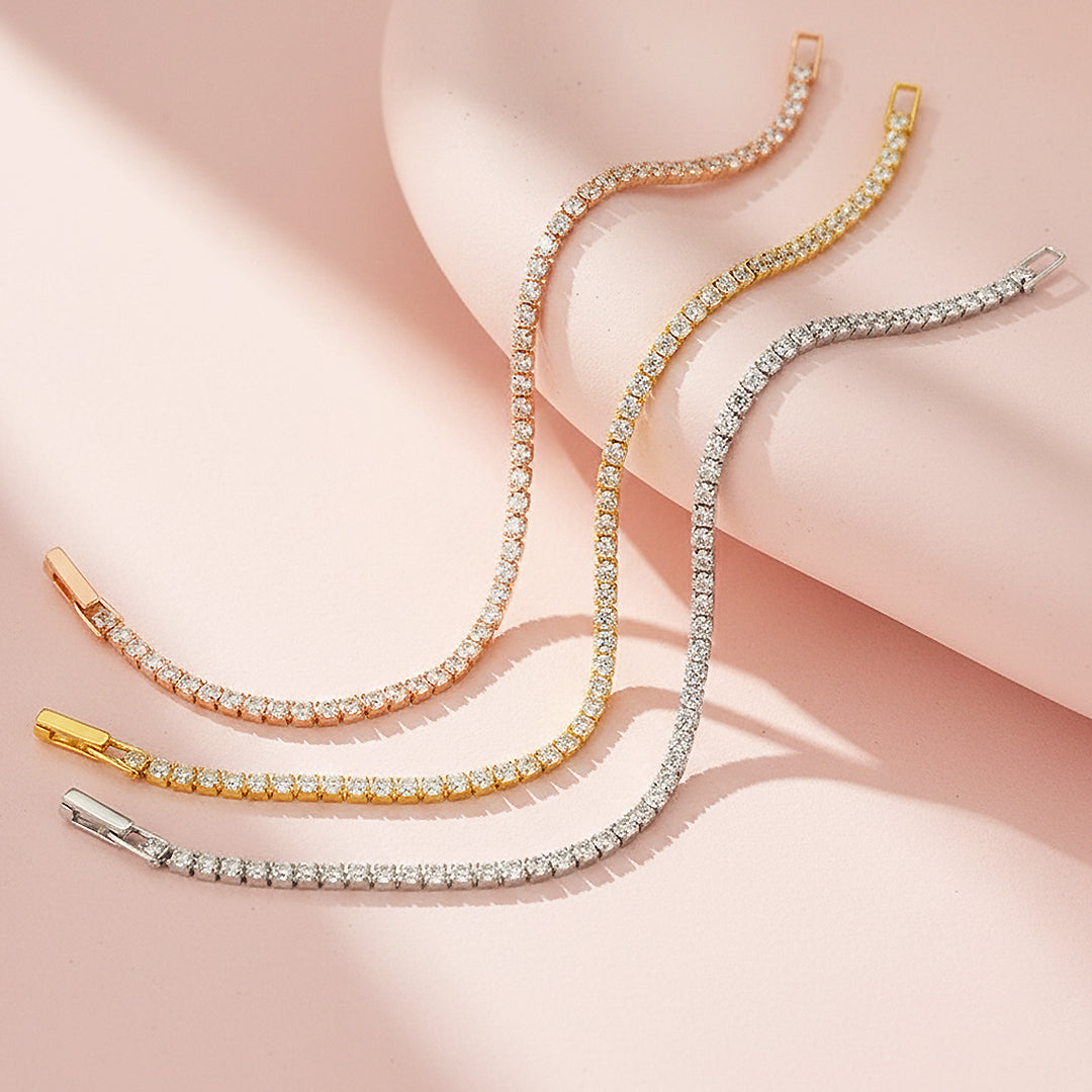 Classic Tennis Bracelet | Diamond Simulant | Prm9144 - Bracelets | Singapore Jewellery, Wedding Rings &amp; Gifts | Same Day Delivery | Tiara.com.sg