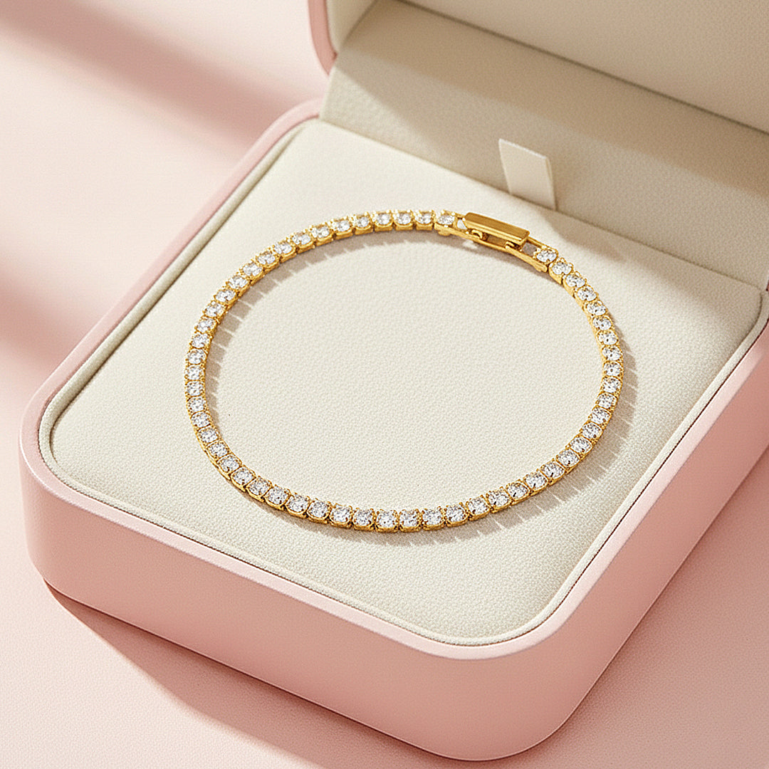 Classic Tennis Bracelet | Diamond Simulant | Prm9144 - Bracelets | Singapore Jewellery, Wedding Rings & Gifts | Same Day Delivery | Tiara.com.sg