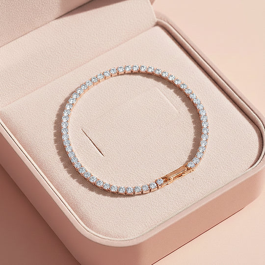 Classic Tennis Bracelet | Diamond Simulant | Prm9144 - Bracelets | Singapore Jewellery, Wedding Rings &amp; Gifts | Same Day Delivery | Tiara.com.sg