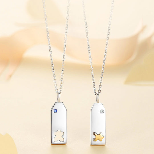 Puzzle Piece Hearts - Same Day Couple | Singapore Jewellery, Wedding Rings &amp; Gifts | Same Day Delivery | Tiara.com.sg
