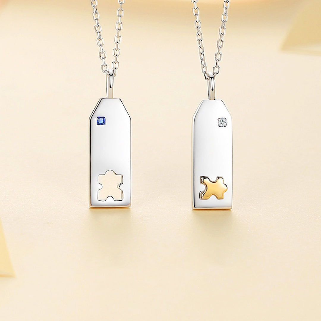Puzzle Piece Hearts - Same Day Couple | Singapore Jewellery, Wedding Rings &amp; Gifts | Same Day Delivery | Tiara.com.sg