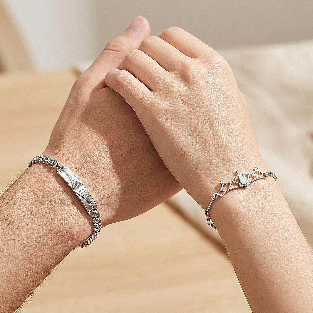 Regal Radiance | Couple Bracelets