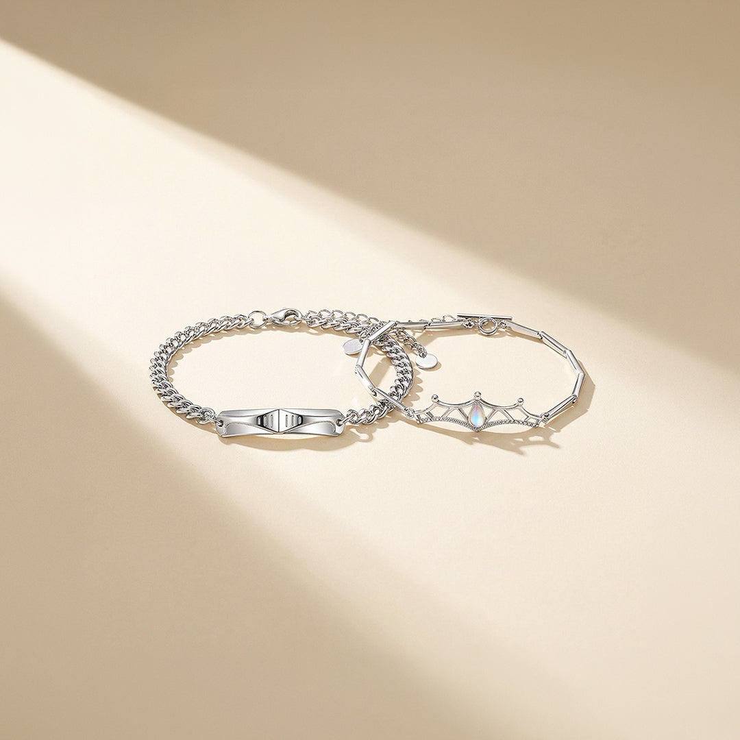 Regal Radiance | Couple Bracelets