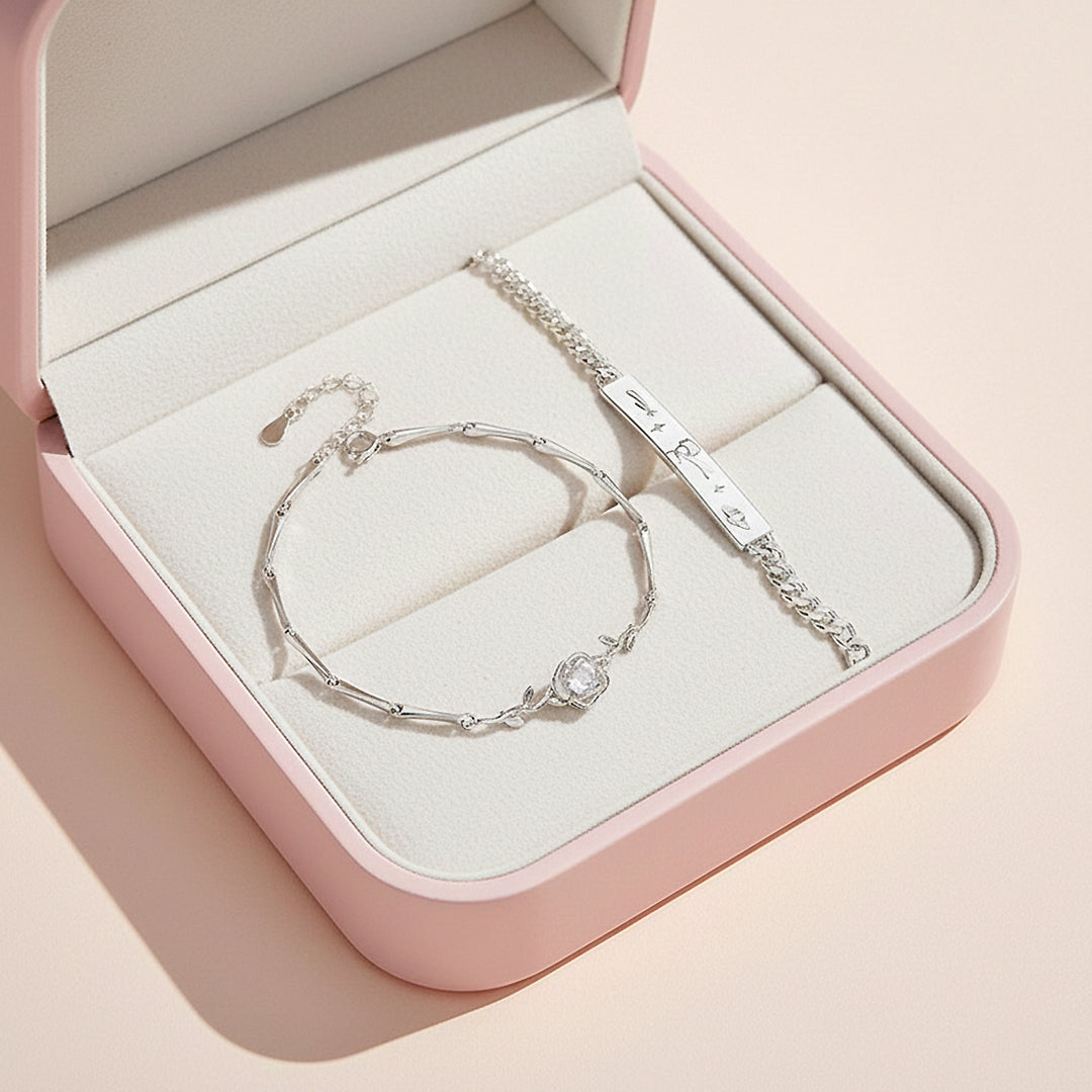 Rooted in Love Couple Bracelets - Same Day Couple | Singapore Jewellery, Wedding Rings &amp; Gifts | Same Day Delivery | Tiara.com.sg