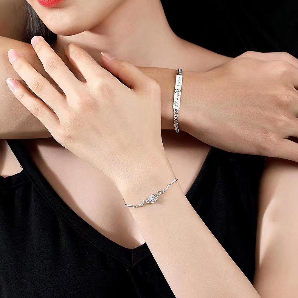 Rooted in Love Couple Bracelets - Same Day Couple | Singapore Jewellery, Wedding Rings & Gifts | Same Day Delivery | Tiara.com.sg