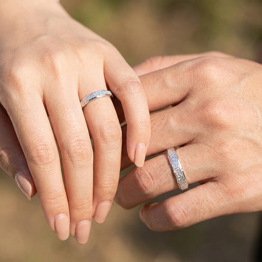 Snowfall | Couple Rings